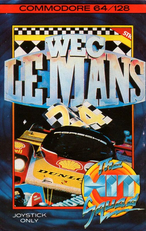 Lemans box art for Commodore 64